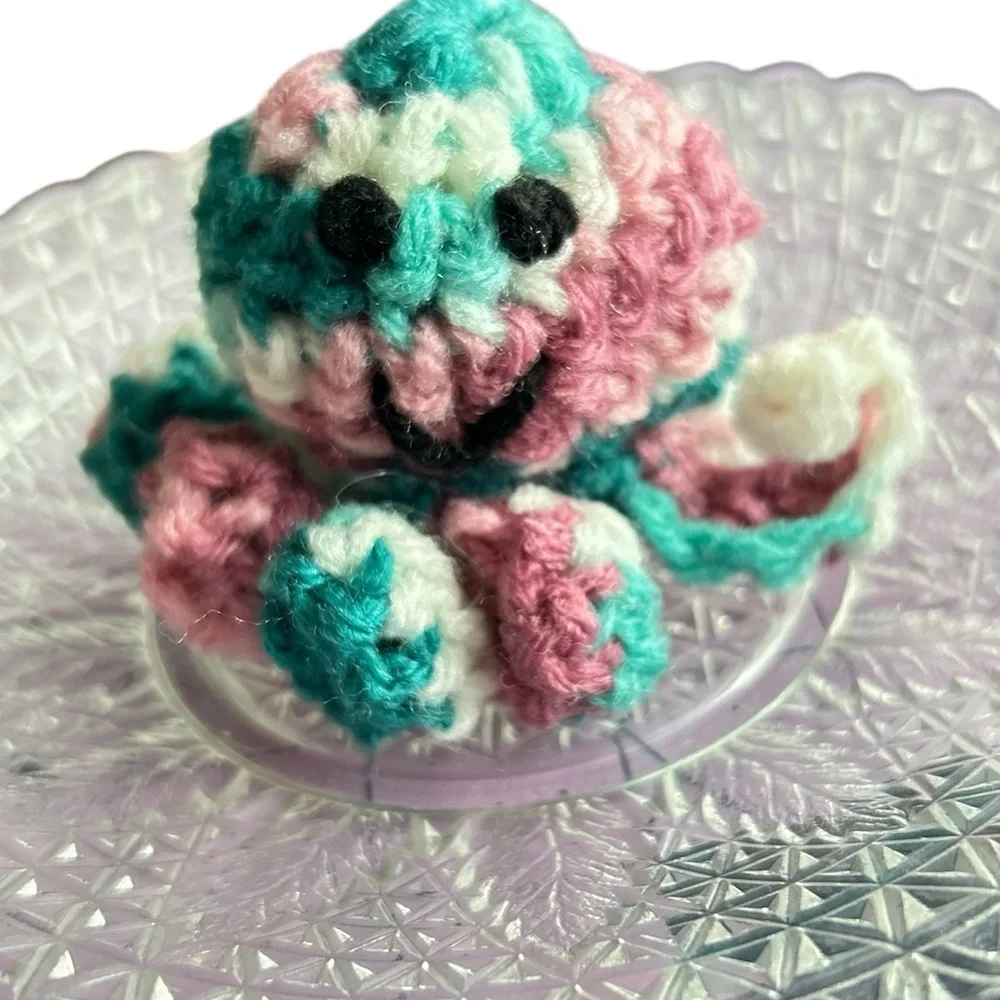 Hand Crafted Crochet Cat Toys Potent Organic Catnip Octopus Interactive Toys